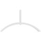 Ekena Millwork Archdale Architectural Grade PVC Gable Bracket, 96"W x 52"H x 4"D x 4"F, 13/12 Pitch GBP096X52X0404ARC00 - alternate 3
